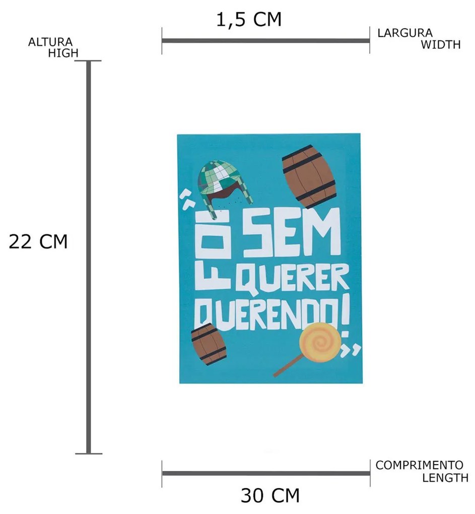 Quadro Tela Chaves Foi Sem Querer Querendo