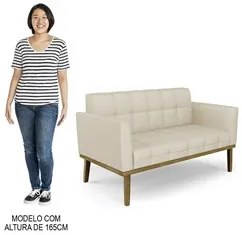 Sofá Namoradeira e 2 Poltronas Base Madeira Castanho Ana Veludo Luxo O