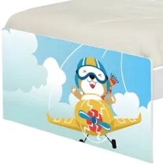 Cama Solteiro Infantil Com Auxiliar 188x88cm Aviador K06 - Mpozenato