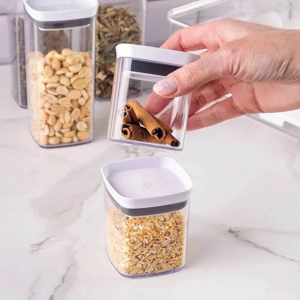 Kit 10 Potes Herméticos de Acrílico - 150ml