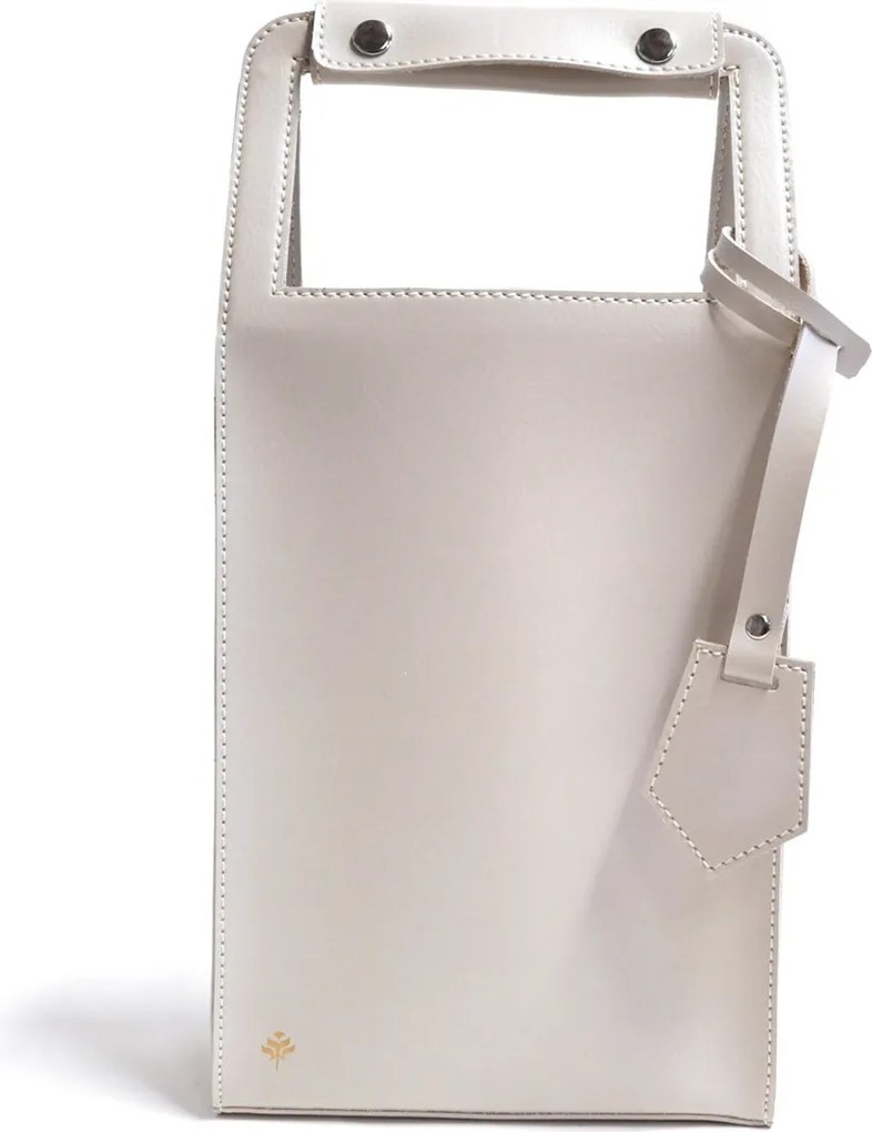 Porta Garrafas Duplo Sottile Casa em Couro PU Gelo