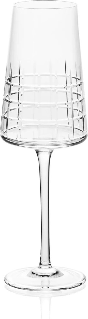 Taça de Cristal Lapidado Amaitê P/ Espumante 350ml Incolor