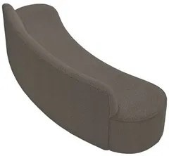 Sofá 3 Lugares para Sala de Estar Living 210cm Koane D06 Bouclê Castor
