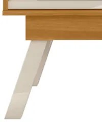 Rack Bancada de TV 65 Pol 150cm Keli Z10 Off/Cinamomo - Mpozenato
