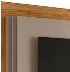 Estante Painel de TV 65 Pol 183cm Ramona Z10 Fendi/Naturale - Mpozenat