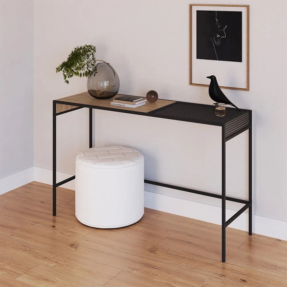 Aparador New Hanover e Preto 120 cm - D'Rossi