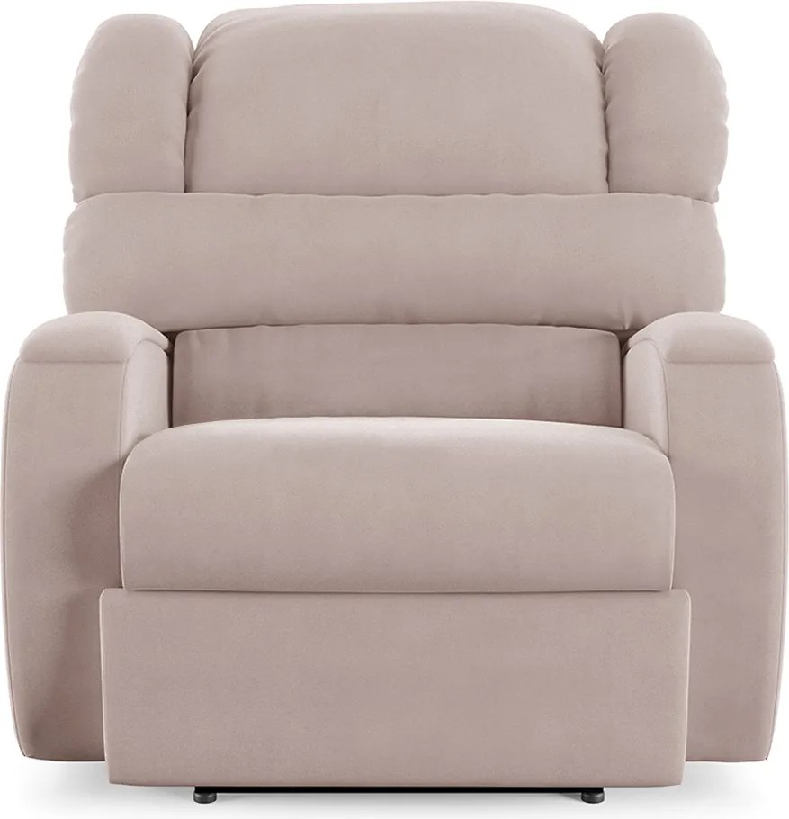 Poltrona do Papai Sala de Cinema Reclinável Kylie Power Elétrica USB Veludo Rosê G23