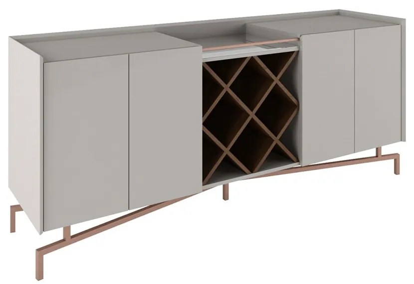 Balcão Braga Móveis Rudnick - 220cm