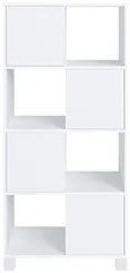 Conjunto Escritório Home Office 4 Peças Nil A06 Branco - Mpozenato