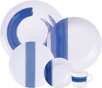 Aparelho de Jantar Tramontina Soho em Porcelana Decorada 30 Peças