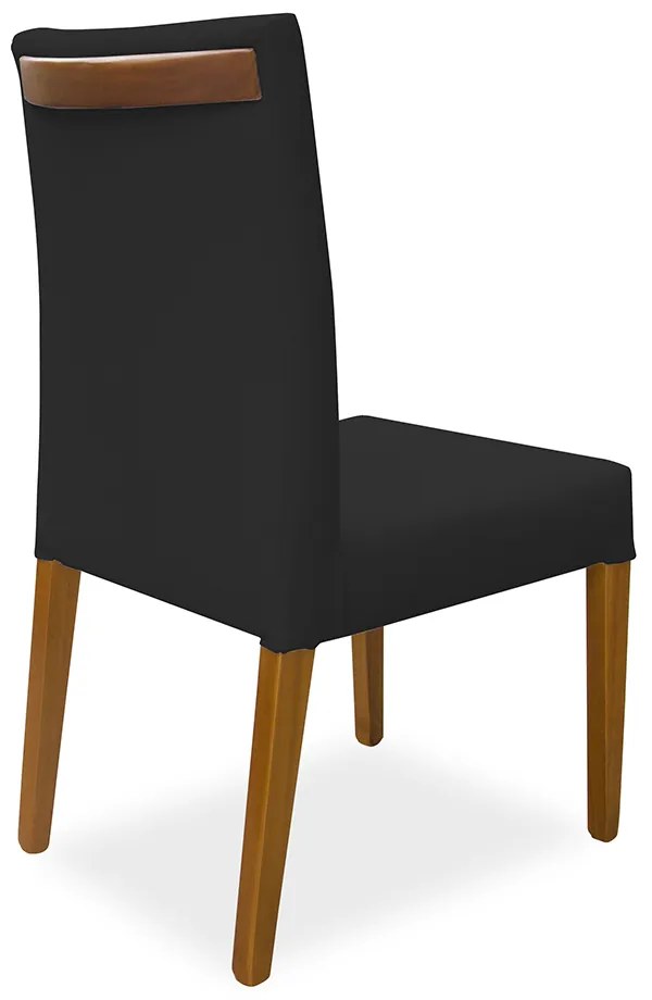 Cadeira de Jantar Milan Linho Preto