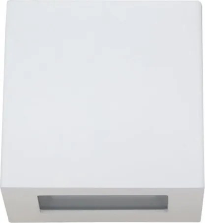 Arandela Led Aluminio Vidro 12W 2700K 127V - BRANCO