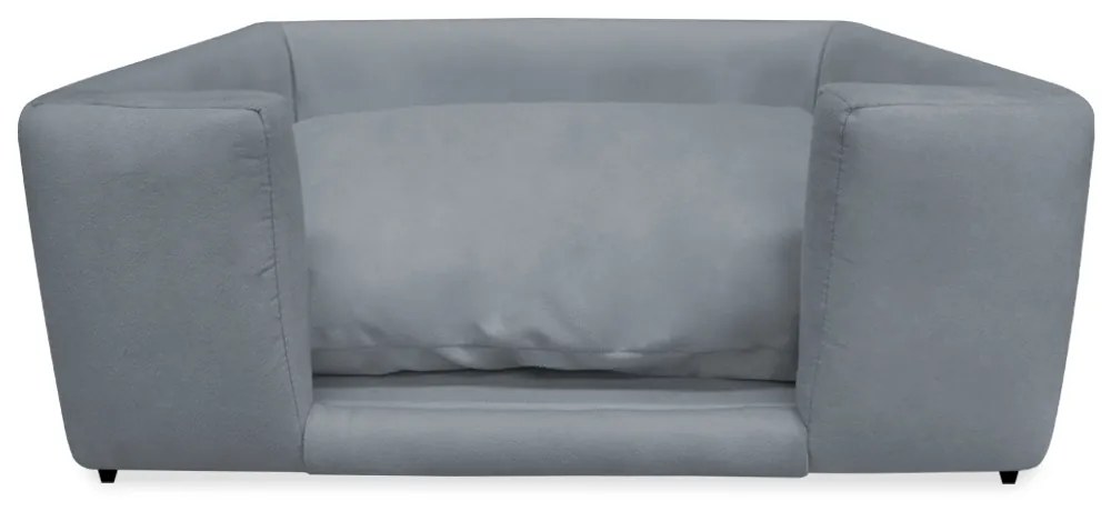 Caminha Cão Cama Pet Lili P/ Cães e Gatos Almofada Lavável Suede Cores - Cinza