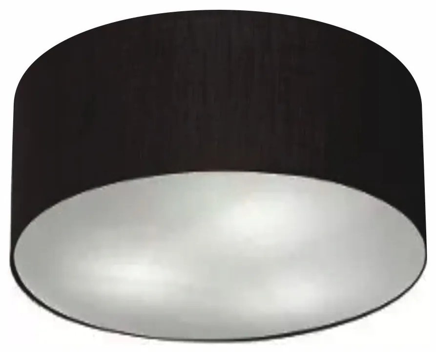 Plafon Para Varanda Gourmet Cilíndrico SV-3058 Cúpula Cor Preto
