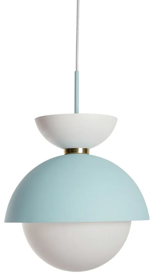 Pendente Bibelô Ø24X26Cm Globo 20Cm 1Xe27 / Anel Distanciador Cobre |... (FN-F - Fendi Fosco)