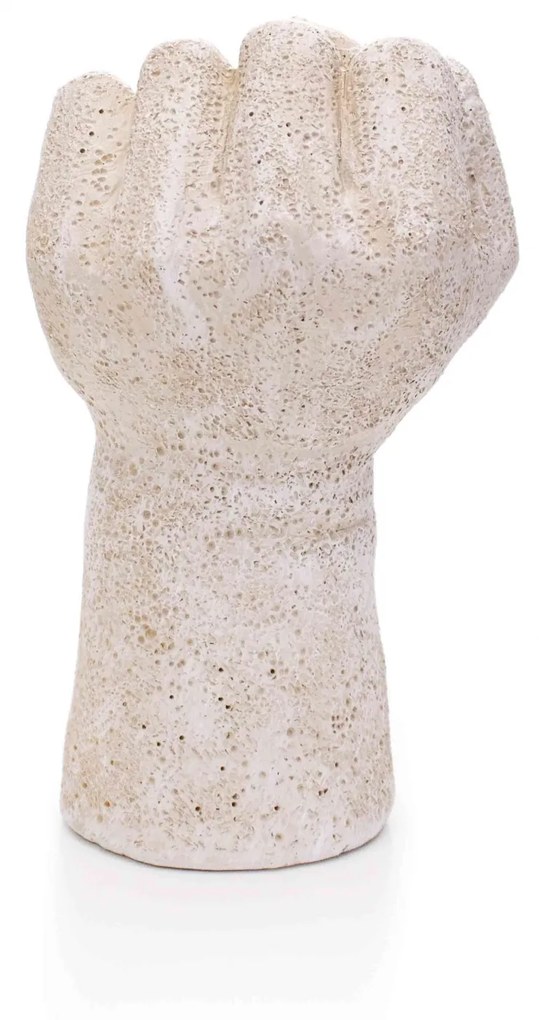 Escultura Mão Em Poliresina Areia 17,5x10x7,5 Cm - D'Rossi