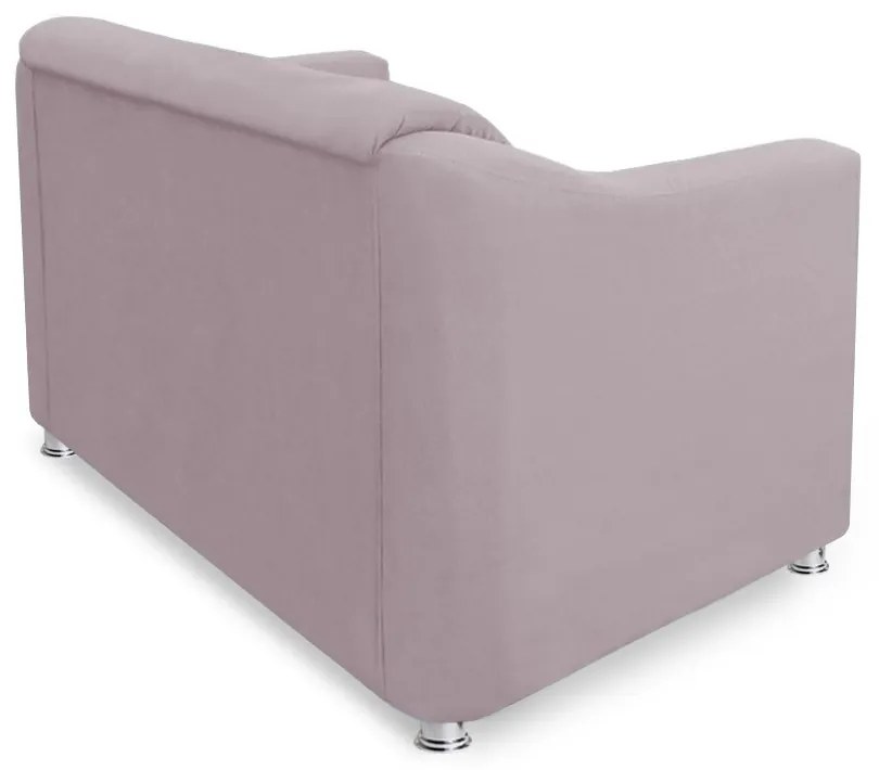 Namoradeira Cecilia 2 Lugares Suede Crepe 1,20 m Decorativa Sala Recepção