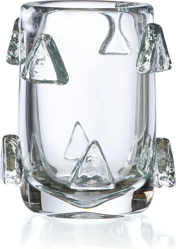 Vaso de Murano Prisma P  Cristal Transparente