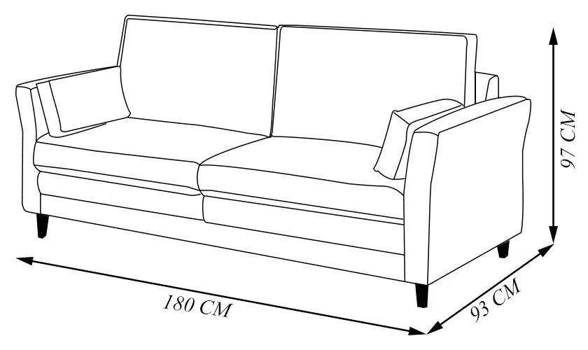 Sofá Decorativo Living 2 Lugares 180cm Coach Veludo Cinza G22 - Gran Belo