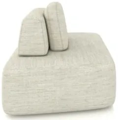 Sofá Modular 140cm Living Sala de Estar Moby Linho Cru Z08 - Mpozenato