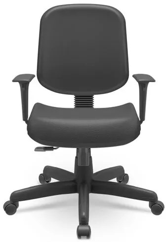 Cadeira Office Operativa Plus Diretor Preta Mecanismo RelaxPlax - 69378 Sun House