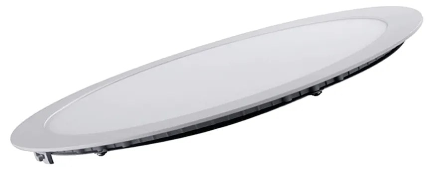 Luminária De Embutir Redondo 18W 6500K Led Bivolt Ø22X2,5Cm Downlight... (Branco)