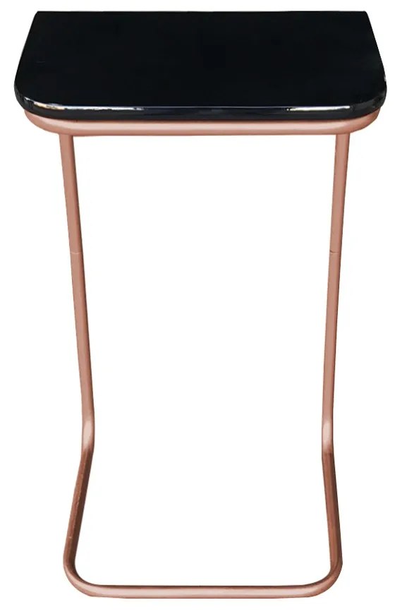 KIT 02 MESAS LATERAL TAMPO PRETO MULTI-U - Bronze