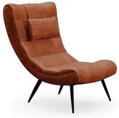 Kit 2 Poltronas Decorativas Sala de Estar com Almofada e Pés Palito Lo