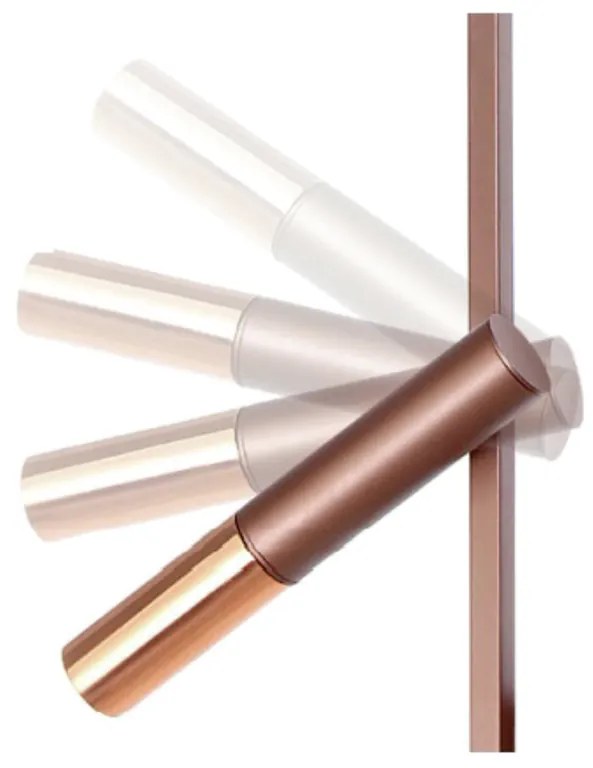 Abajur Vertical Tubinho Articulado 22X10X44Cm Metal 01Xg9 |Old Artisan... (DOURADO FOSCO)