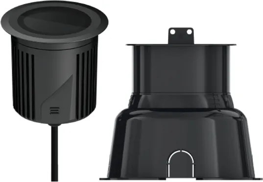 Embutido De Solo Led Preto 18,5W 2700K 36 S.Ground 24V Pro