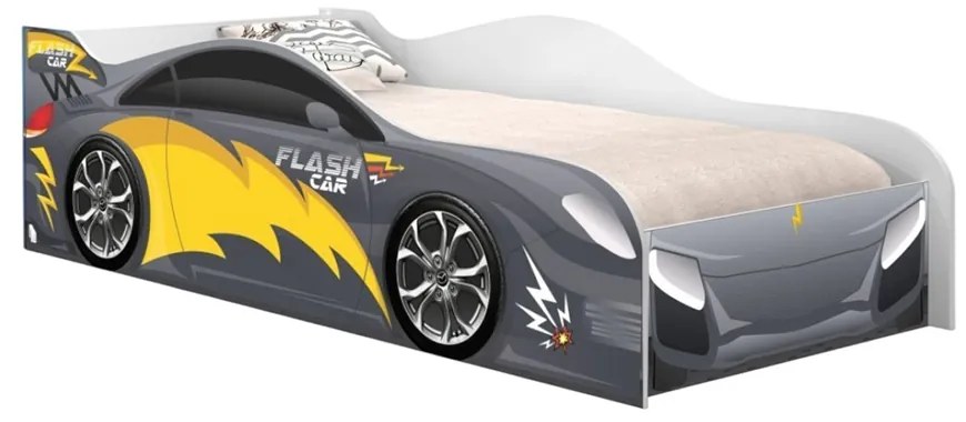 Mini Cama Infantil 157,5x72,5cm com Proteção Lateral Personagens K02 - D'Rossi - CARRO CHUMBO
