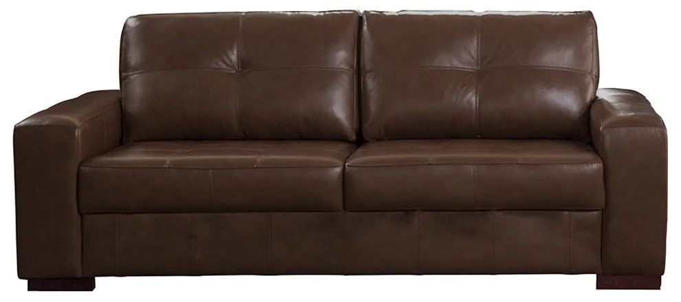 Sofá Decorativo 2 Lugares Turim 200cm Couro Caramelo G58 - Gran Belo