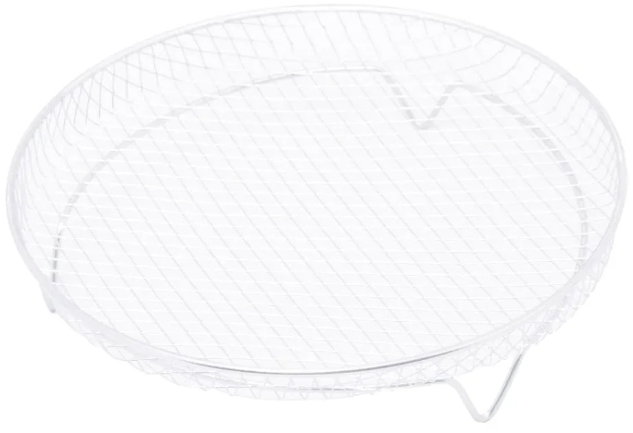 Suporte Redondo De Inox Empilhável Para Air Fryer 19,5cmx19,5cm X4,5cm 20613 Wolff