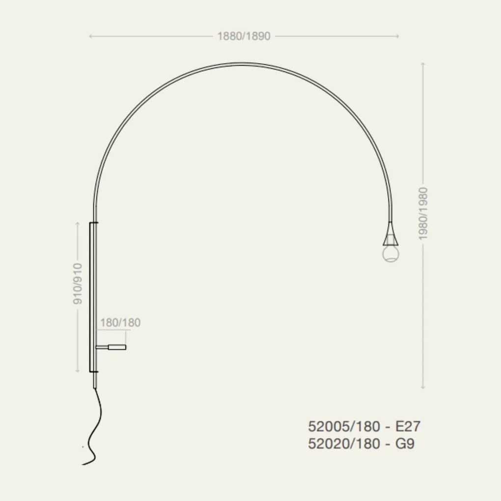 Arandela Jazz Pivô 09X198X188Cm 1Xe27 - Usina 52005/180 (BT - Branco Texturizado)