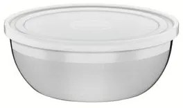 Pote Tramontina Freezinox Redondo em Aço Inox com Tampa Plástica 18 cm 1,6 L