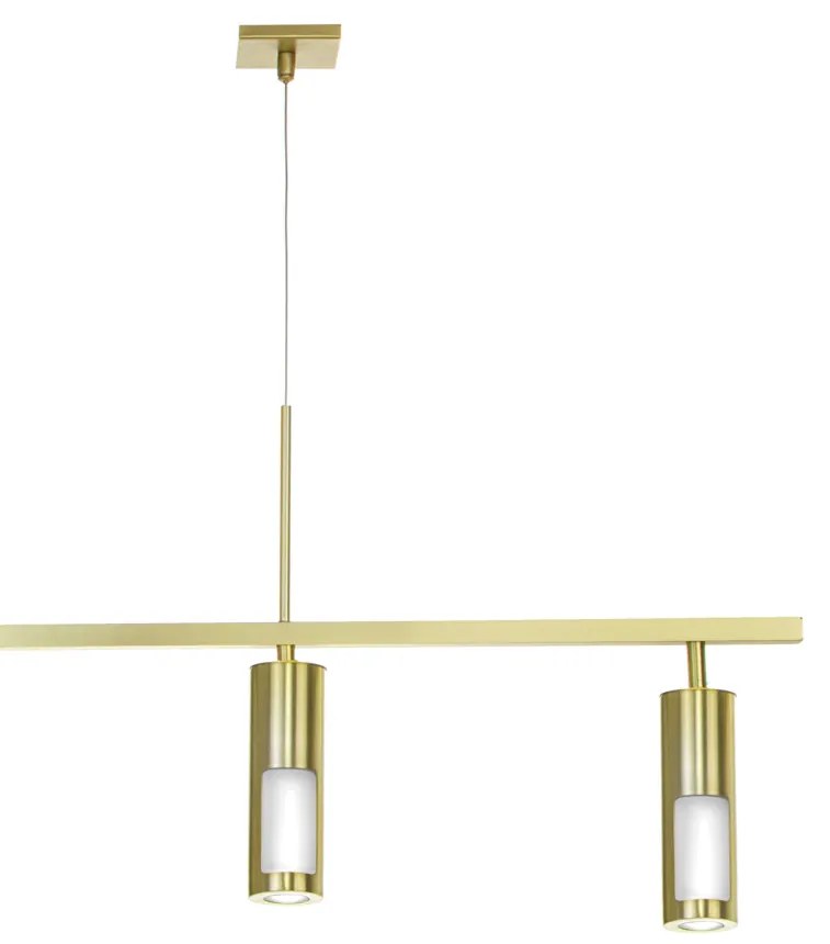Pendente Pipeline 34X5X120Cm Metal Alumínio 5Xmr11 - Old Artisan Pd-58... (ONIX)