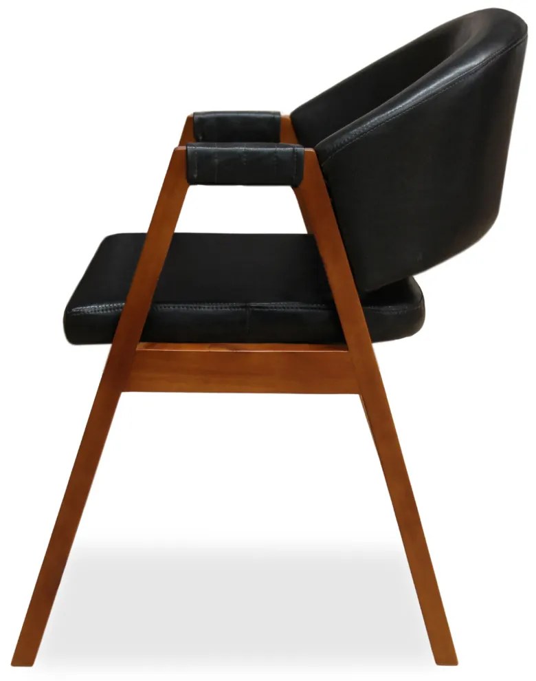 Poltrona Decorativa Suellen Courissimo Preto