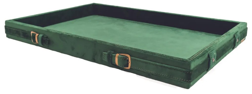 Bandeja Amarillo - 30x50 - Tecido Veludo Esmeralda  Kleiner