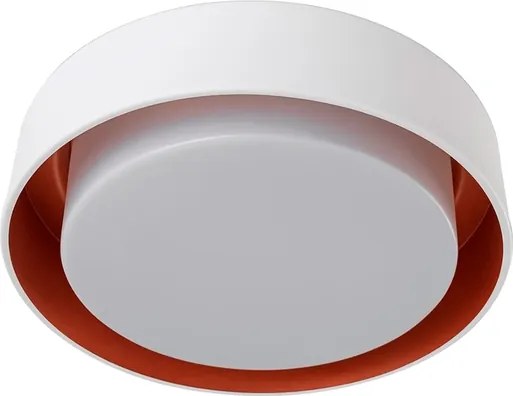 Plafon De Sobrepor Alumínio Dubai - BRANCO COBRE