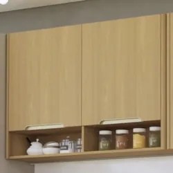 Armário de Cozinha Aéreo 120cm 2 Portas Marina Freijó L01 - Mpozenato