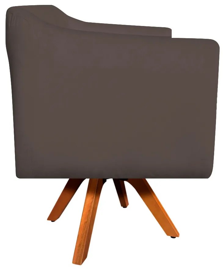 KIT 02 POLTRONAS GIRATORIA JULIA SUEDE M