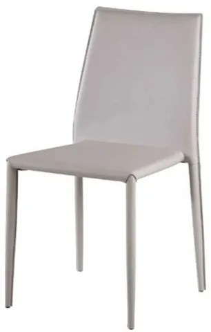 Cadeira Amanda em Metal PVC Nude - 32869 Sun House
