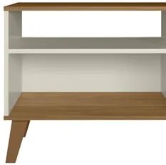 Rack Bancada Para TV 50 Pol 120cm Roby Off/Nature Z49 - Mpozenato