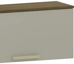 Armário de Cozinha 80cm Com 1 Porta Nádia Mocca/Avelã L01 - Mpozenato