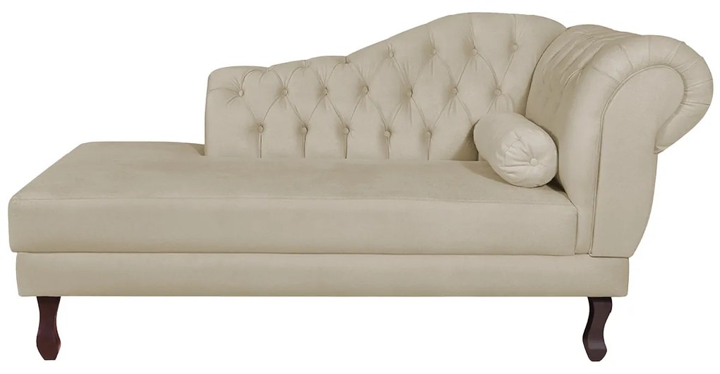 Recamier Diana 185cm Lado Esquerdo Corano Bege - ADJ Decor