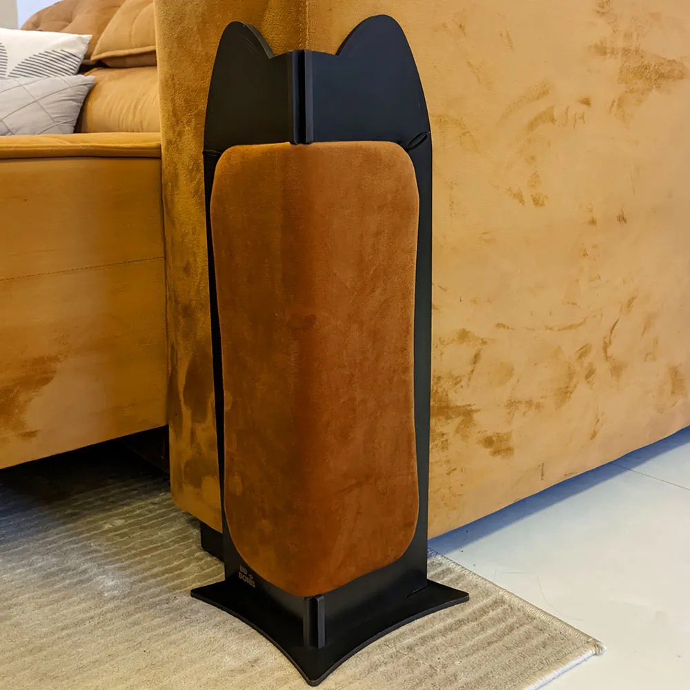 Arranhador de Sofá para Gatos B300 Preto/Terracota - Sheep Estofados - Preto