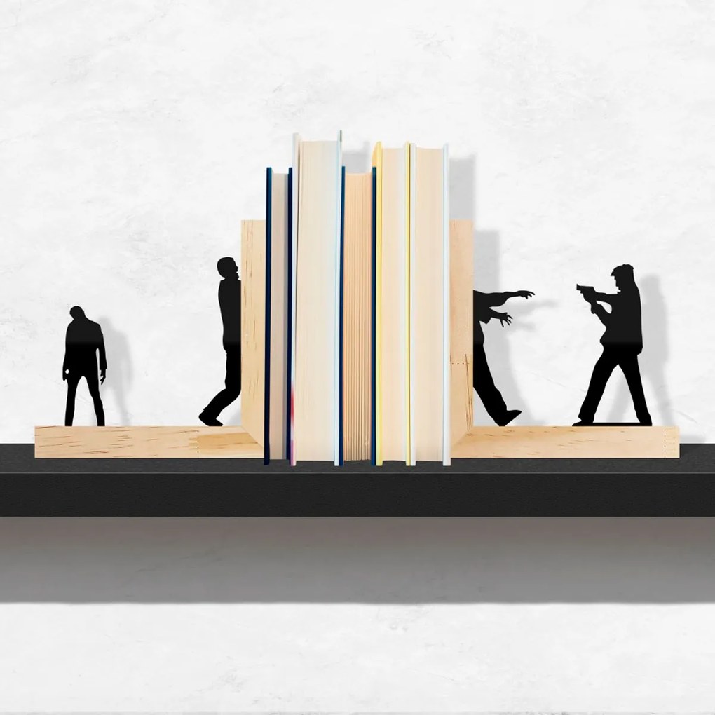 Aparador De Livros Zumbilândia Base Pinus