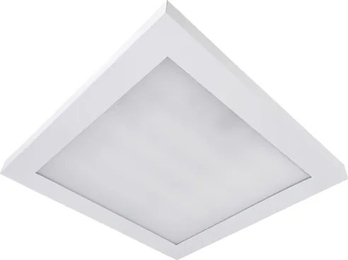 Plafon Led Sobrepor Quadrado Branco 54W 6500K Londres