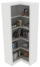 Armário de Canto Para Escritório ME4132 Branco - Tecno Mobili