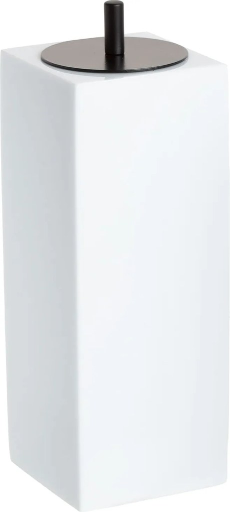 Porta Escova de Dentes Resina Branco - Black Matte